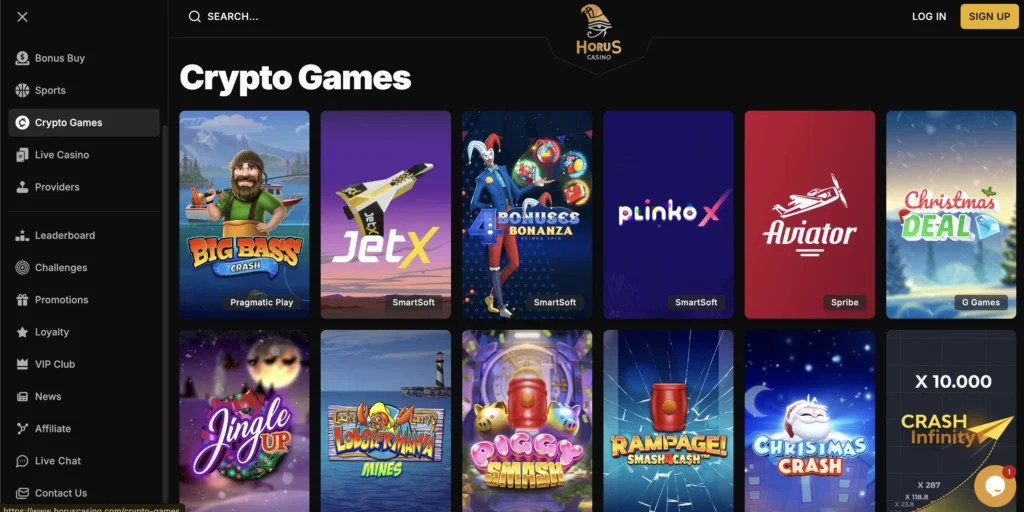 sloturi horus casino